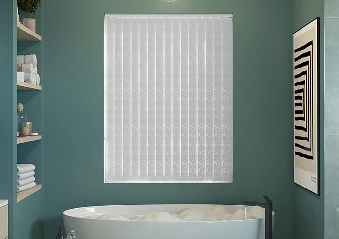 Rapture (Blackout), Mist Grey - Vertical Blind - Image 6